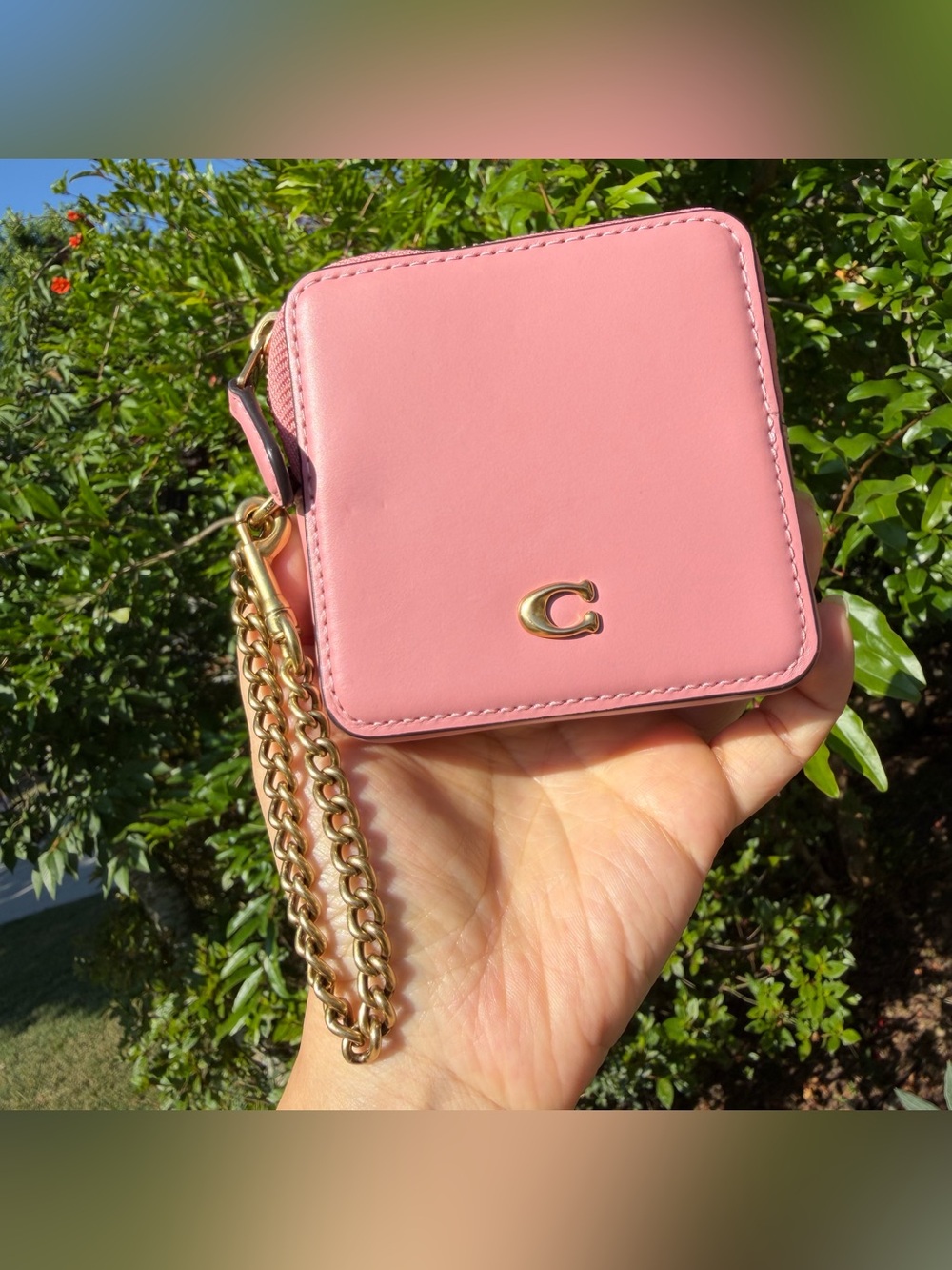 NWOT Coach Small Chain Wristlet CI811G